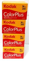 4 Rolls of Kodak Colorplus 200 ASA 36 Exposure