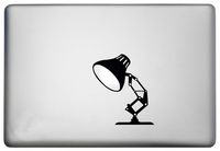 Disney Pixar Lamp MacBook Pro Decal is a Disney Lamp Decal. Available in 11, 12, 13 and 15 inch Laptop Sizes. Looks Great with Your Pixar Lamp Theme Black