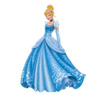 Cinderella Royal OriginalStickers0187 Set Of Two (2x) Stickers , Laptop , Ipad , Car , Truck , Size 4 inches on Longer Side