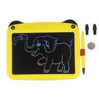 mom&myaboys Colorful LCD Electronic Writing Tablet Toys for 4-9Year Old Boys, Teen Boy Girl Birthday Presents Gifts,9" Handwriting Paper Drawing Tablet at Home and Outdoor(Yellow-pa)