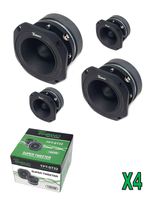 4 x Timpano TPT-ST22 640 Watt 1.75" Inch 8 Ohm Titanium Super Bullet Tweeters