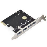 4 Port USB 3.0 PCI-e Expansion Card PCI Express PCIe USB 3.0 hub Adapter 4-Port USB3.0 Controller USB 3 0 PCI