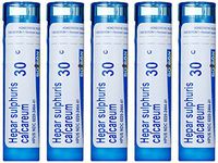 Boiron Hepar Sulphuris Calcareum 30C, Homeopathic Medicine for Cough (Pack of 5)