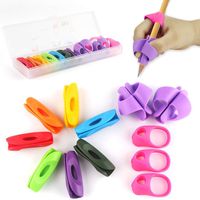 Pencil Grips, Firesara New Design Ergonomic Rainbow Pencil Grips for Kids Handwriting, Pencil Grip Posture Correction Training Writing Aids Claw for Kids Preschoolers Students Special Needs(12Pcs)
