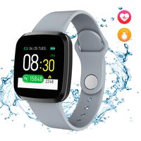 UWINMO 2019 Version Smart Watch for Android & iOS Phones, Fitness Tracker with Heart Rate & Blood Pressure & Sleep Monitor, USB Charging & Pedometer ，IP68 Waterproof，Compatible for Men and Women