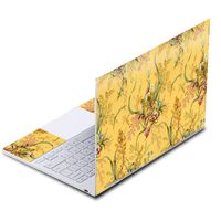 MightySkins Skin Compatible with Google Pixelbook - Yellow Marble End | Protective, Durable, and Unique Vinyl Decal wrap Cover | Easy to Apply, Remove, and Change Styles | Made in The USA
