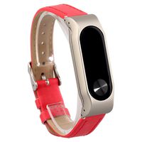 VANLUCKY Mi Band2 Strap Band Replacement,Leather Bracelet Strap Band for XIAOMI BAND 2 Smart Watch Accessories(No Tracker) by VAN+
