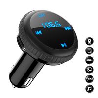 Best Rating Bluetooth FM Transmitter, Bligli Car Charger Car Kit with 3.4A USB Charging Ports, Built-in Mic, Supports Hands-Free Call, Last Call Redial, 32G TF Card/U-Disk Music Playback