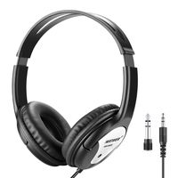 Neewer NW-960S Studio Monitor Headphones-Dynamic Foldable Headsets with 40mm Loudhailer Driver, 3 Meters Detachable Cable, 3.5-6.3mm Plug Adapter for PC, Smartphones, MP3, Speakers and More (Black)