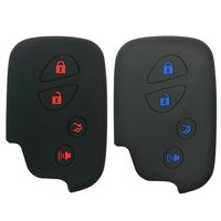 Coolbestda 2X Key fob Remote Cover Case Remote Control Jacket for Lexus RX350 ES350 IS250 GX460 LX570 IS350 GS430 GS300 GS450h is-C is-F HYQ14AEM HYQ14ACX GX460 GS300