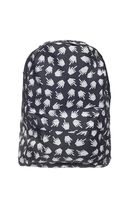 Showroom Novelty Graphics 17-inch School Backpack Including Front Pouch with iPad or Laptop Inner Pocket, Middle Finger