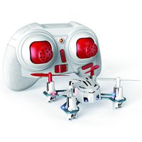 HUBSAN H111 Nano Q4 4-Channel 6 Axis Gyro Mini RC Quadcopter with 2.4Ghz Radio System Mode 2 RTF- Carton Case White