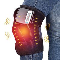NADAEN Electric Infrared Heated Knee Wrap Massager Therapeutic Pad with Massage - Heated - Timer, for Joint Muscles Arthritis Sports Injury Pain Relief