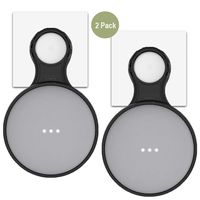 MTSmart Outlet Wall Mount Holder for Google Home Mini, Strongest Protecting Speaker Stand Hanger, Space-Saving Accessories for Google Mini Voice Assistant (Black - 2 Pack)