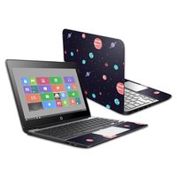 MightySkins Skin Compatible with HP Chromebook 11 G5 11.6" - Bright Night Sky | Protective, Durable, and Unique Vinyl Decal wrap Cover | Easy to Apply, Remove, and Change Styles | Made in The USA