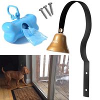 Dog Bell, STYDDI Potty Training Bell Doorbell for Housebreaking and Housetraining (Black)