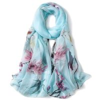 Hqysjin Ladies Silk Scarves Fall Winter Long Scarf Shawl,six,175110cm