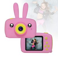 Kids Camera for Girls Gifts 12.0MP HD 2.0 Inches Screen Kids Video Camera Anti-Drop Children Selfie Toy Camera Mini Child Camcorder for 3-14-Year-Old with Soft Silicone Case