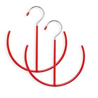 Belt Hanger Shoe Rack Organizer EasyView (Red-2)