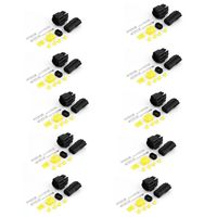 uxcell 10 Set Waterproof Cable Connectors Sockets