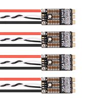 Crazepony 4pcs BLHeli_32 35A ESC 32Bit OPTO Brushless ESC 2-6S Support Dshot 150/300/600/1200 Electronic Speed Controller for FPV Multicopter Drone Quadcopter(Onboard RGB LED) (4pcs BLHeli_32 35A ESC)