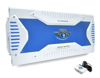 Pyle Hydra Marine Amplifier - Upgraded Elite Series 3000 Watt 8 Channel Bridgeable Amp Tri-Mode Configurable, Waterproof, MOSFET Power Supply, GAIN Level Controls and RCA Stereo Input (PLMRA820)