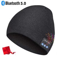 Bluetooth Beanie, Bluetooth Hat, Gifts for Men Wireless Headphones Beanie with Built-in Microphone, Fit for Outdoor Sports, Skiing,Running, Skating, Walking, Men's Christmas Birthday Gifts