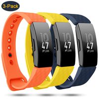 findway Compatible with Fitbit Inspire HR Bands/Fitbit Inspire Band, Adjustable Soft Silicone Inspire Straps for Women Men Sports Replacement Accessories Bands for Inspire/Inspire HR Fitness Tracker