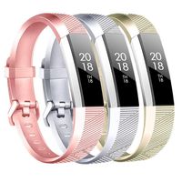 Tkasing Bands Compatible with Fitbit Alta HR and Fitbit Alta, Newest Sport Wristbands with Secure Metal Buckle for Fitbit Alta HR/Fitbit Alta