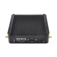 Qotom Fanless Mini pc with J1800 CPU 4gb Ram 32gb Ssd 300m WiFi X86 Dual LAN Mini Desktop Computer
