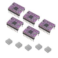 MybotOnline DRV8825 Stepper Motor Driver Module with Heat Sink for 3D Printer Rrerap Ramps 1.4, 5 Pack