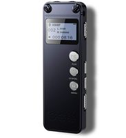 Tschisen Digital Voice Recorder,Metal Body,Pocket Size,1536kbps HD Audio Dictaphone with Playback,Noise Reduction,Auto Activation,MP3,Rechargeable Battery for Meetings/Lectures/Interviews/Classes