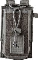 5.11 Radio Pouch Compatible with 5.11 Bags/Packs/Duffels, Style 58718, Storm