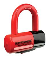 Kryptonite Evolution Series 4 Bicycle Disc Bike Lock (Red)