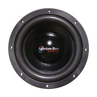 American Bass 12 Inch Woofer Cast Frame 1200W 600Rms