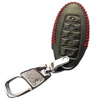 Coolbestda Leather 5Buttons Key Fob Cover Case Keyless Jacket Protector for 2018 2017 Nissan Armada Murano Rogue Maxima Altima Sedan Pathfinder KR5S180144014 Infiniti g35 qx56 q50 qx60 qx80 q60 qx30