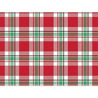 Christmas Plaid Tissue Paper - 30in. X 20in. (24)
