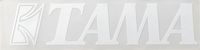 TAMA Logo Sticker White-2" x 9" (TLS100WH)