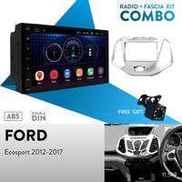 UGAR EX6 7" Android 6.0 Car Stereo Radio Plus 11-569 Fascia Kit for Ford Ecosport 2012-2017