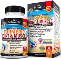 Turmeric Capsules with Ginger & Synergyfit Spice Blend- Supplement for Joint Comfort & Muscle Flexibility- 3-Way Mobility Support- with BioPerine Black Pepper and Curcumin for Improved Absorption