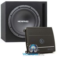 Memphis SRX112 12" 250W RMS Single Ported Box Bass System with SRX2.150 Amplifier