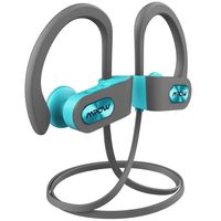 Mpow Flame Bluetooth Headphones Sport IPX7 Waterproof Wireless Sport Earbuds, Richer Bass HiFi Stereo in-Ear Earphones, 7-9 Hrs Playback, Running Headphones W/CVC6.0 Noise Cancelling Mic, Green Grey