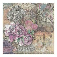 Salome Idea 60 Counts Shower Tea Party Birthday or Wedding Party Napkins,Romatic Floral Napkins(Romatic Floral 21)