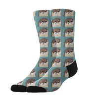 YEAHSPACE Women's Otter Pattern Winter Super Soft Warm Cozy Slipper Socks,Dress Socks Gift Halloween/X-mas/Holiday Year