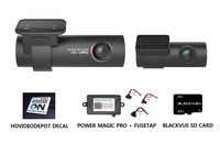 Blackvue DR900S-2CH 64GB + Power Magic Pro Hardwire Kit 2-Channel 4K Dashcam