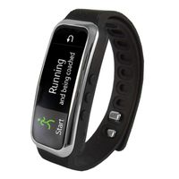 Supersonic 0.91 Fitness Wristband With Bluetooth Pedometer, Calorie Counter and More-Black consumer electronics
