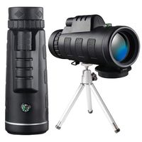 Monocular Telescope Scope with BAK4 Prism, Rotating Eye Mask, Multi-Green Coated Lens for Bird Watching