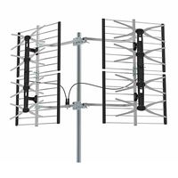 STELLAR LABS 30-2431 HDTV 80 Mile Deep Fringe Bowtie Television Antenna