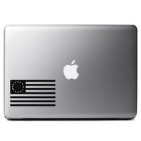 13 Colonies Vintage American Flag Vinyl Sticker Laptop iPhone Cell Decal