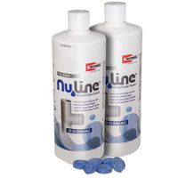 Fast Shipping! (2)-Pack NuLine HVAC Condensate 23 Ounce Nu-Line Drain Cleaner Plus (6) PT-200 Pan Tablets